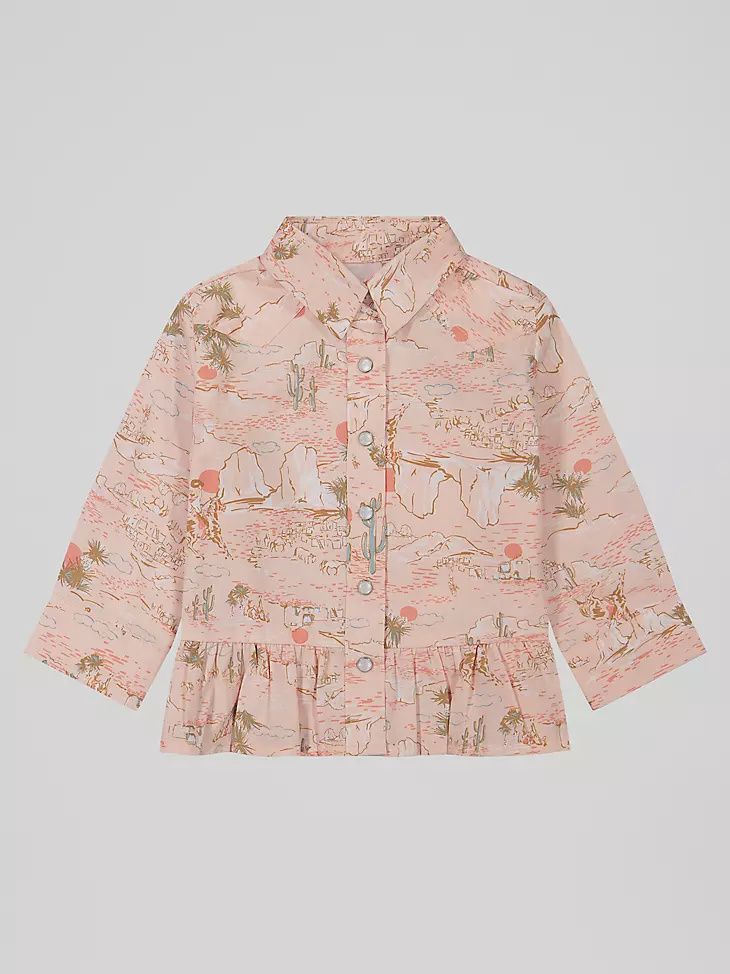 Chemise Wrangler pour fillette - Rose desert
