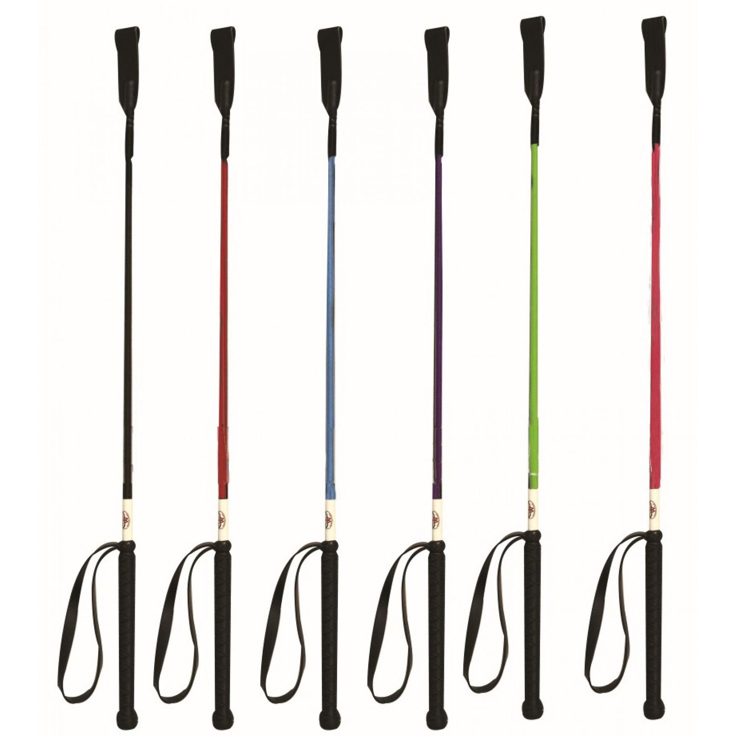 Cravache Western Rawhide 26" (65CM), Colour: Noir