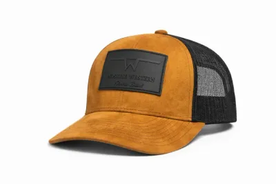 Casquette HW - Suède caramel