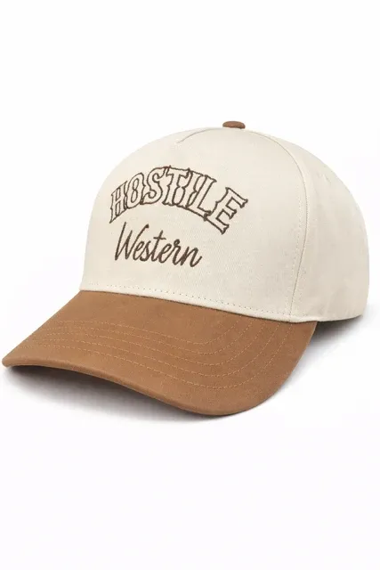 Casquette HW - Hostile Western - Crème