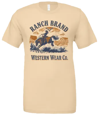 T-Shirt Ranch Brand - Bucking