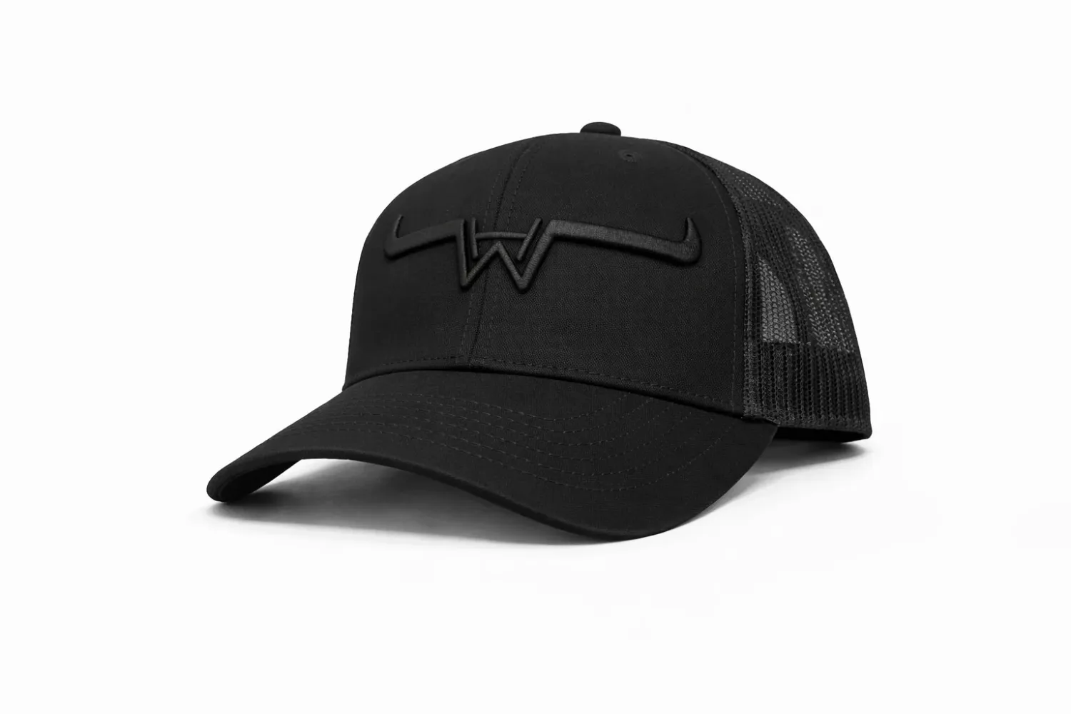 Casquette HW - Ponytail - Noir &amp; Logo noir