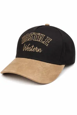 Casquette HW - Hostile Western - Noir