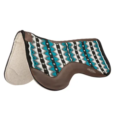 Tapis de selle profilé en feutre de laine de Nouvelle-Zélande pour selle western (Close Contact)