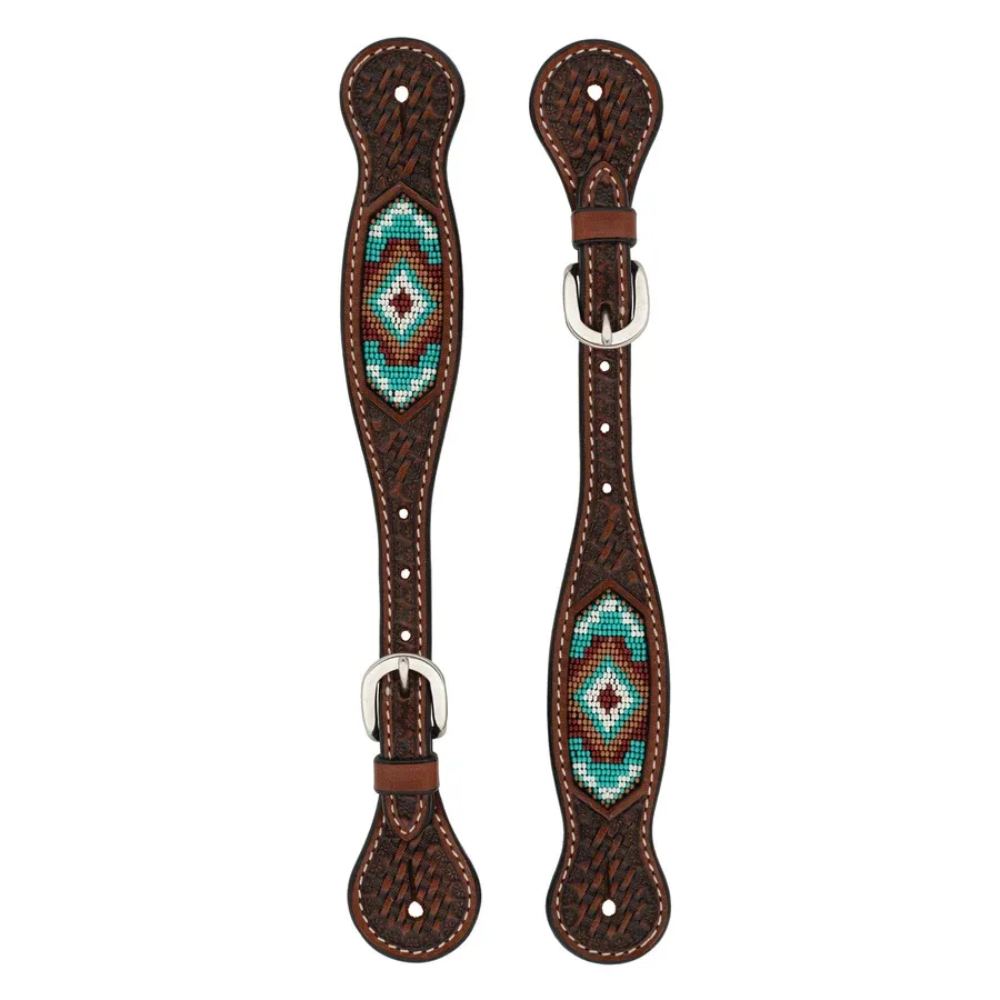 Strap à éperons avec billes pour femme