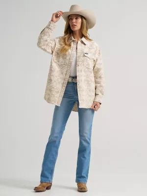 Chemise Retro Wrangler - Geometric White
