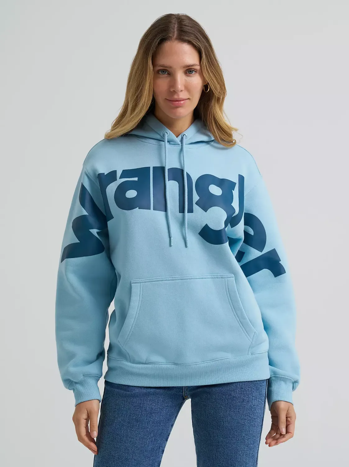 Hoodie Wrangler - Wide open spaces logo