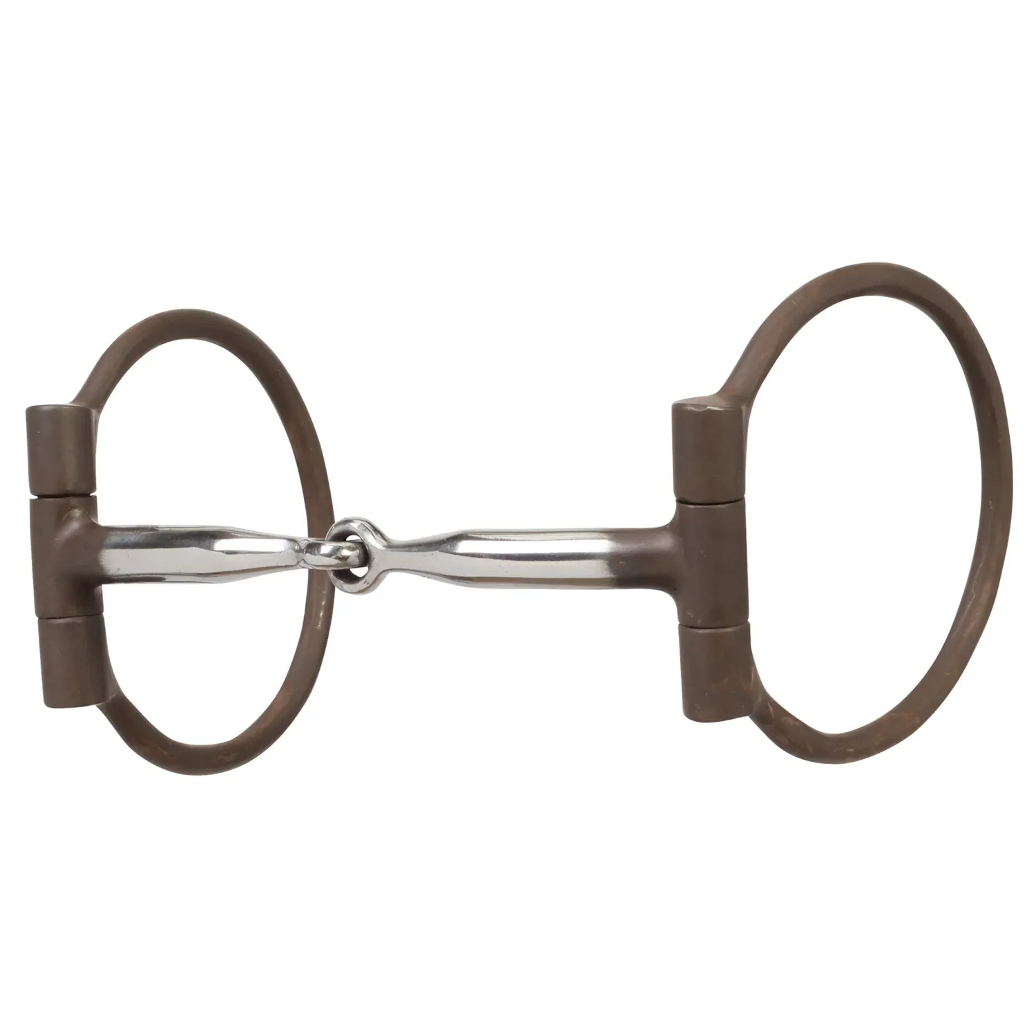Mors en D décalé polyvalent avec mors simple en fer doux de 5 pouces