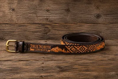 Ceinture Shack Story - noir/tan