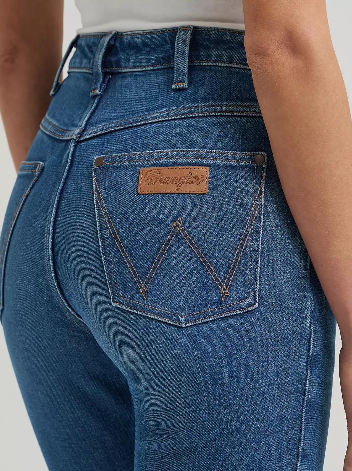 Jeans Wrangler The riding jeans - Bootcut taille haute - Lillian