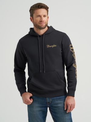 Hoodie Wrangler - Tied Rope Logo - Noir
