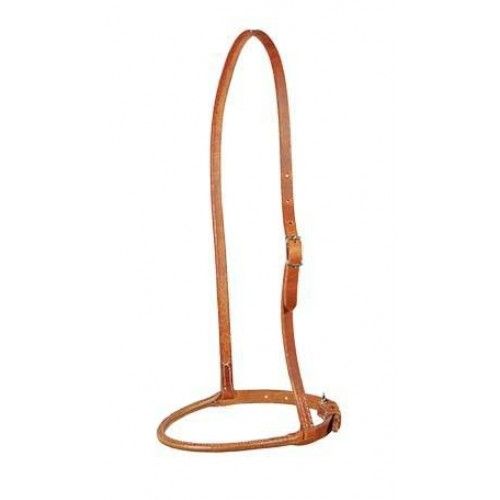 Muserolle en cuir rond de type harness