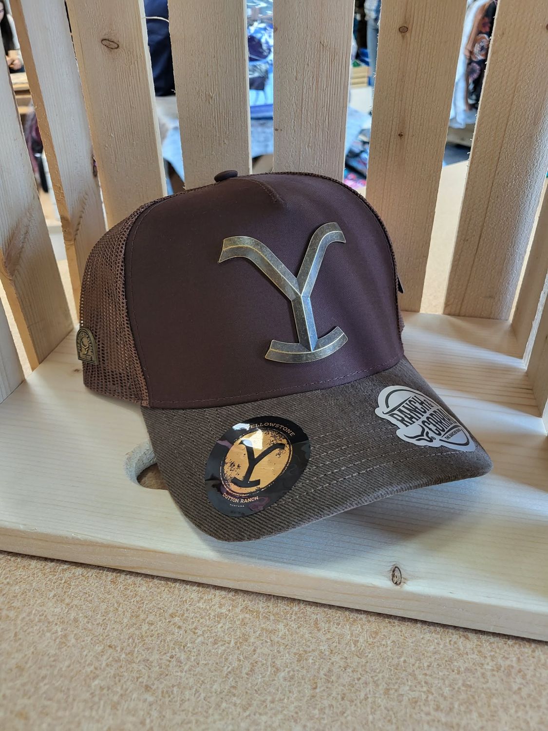 Casquette Ranch&amp;Corral - Yellowstone - Brune