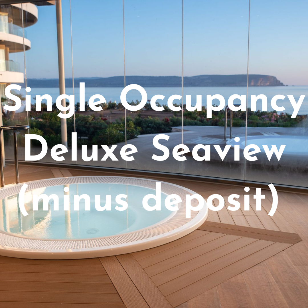 Retreat in a Single Occupancy Deluxe Seaview (minus deposit)
