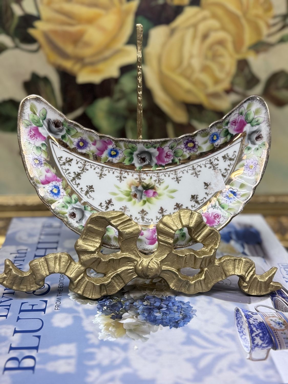 Floral Bone Dish