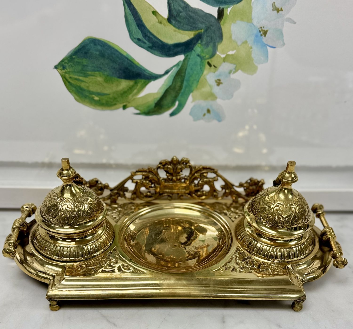 Brass Ink Well