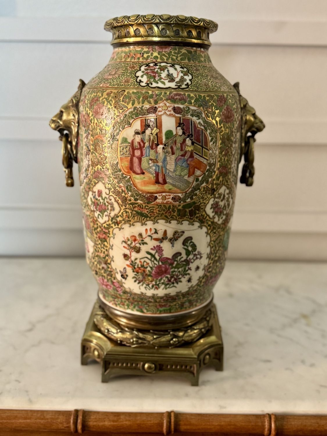 Rose Medallion Vase