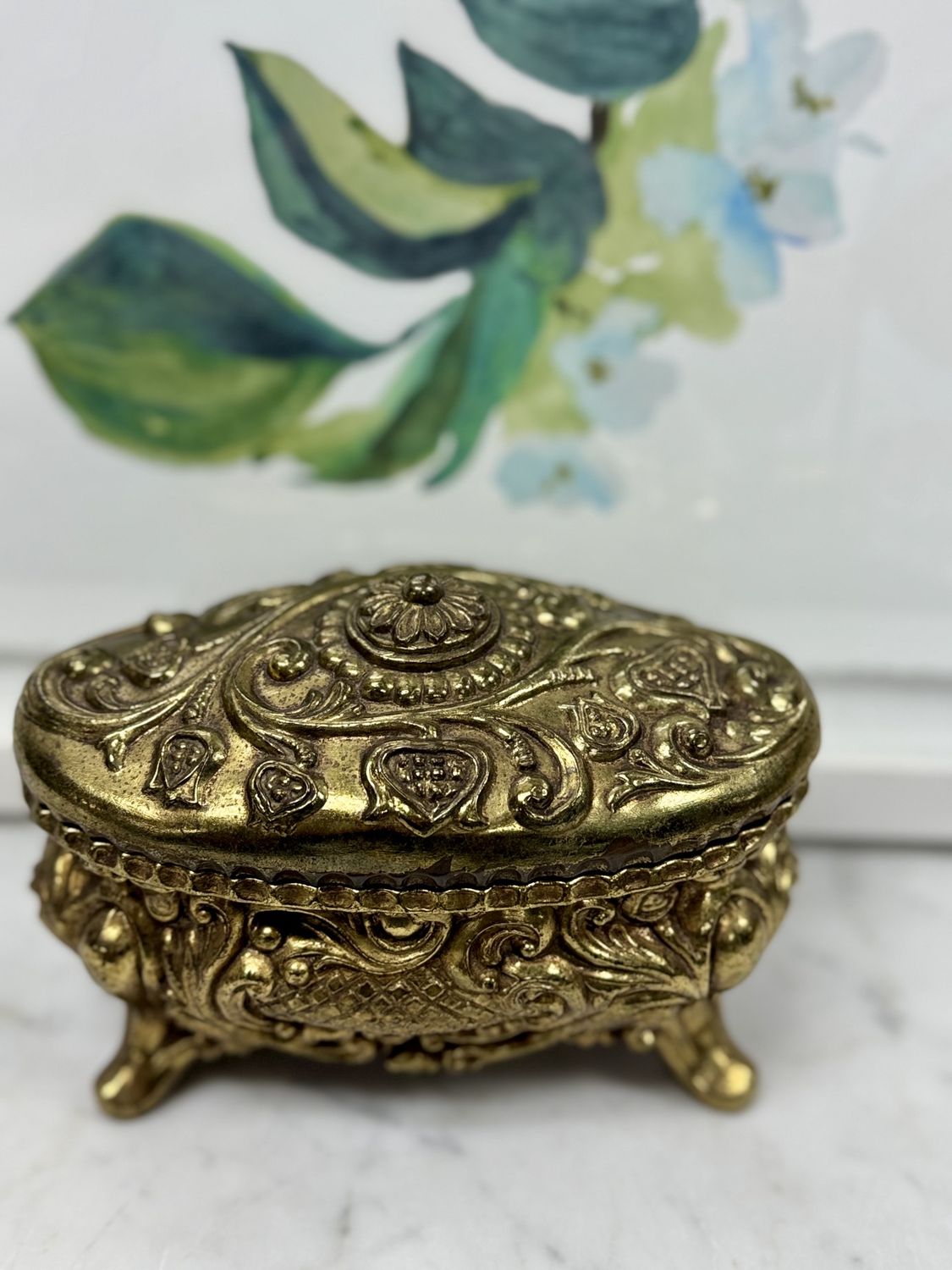 Brass casket
