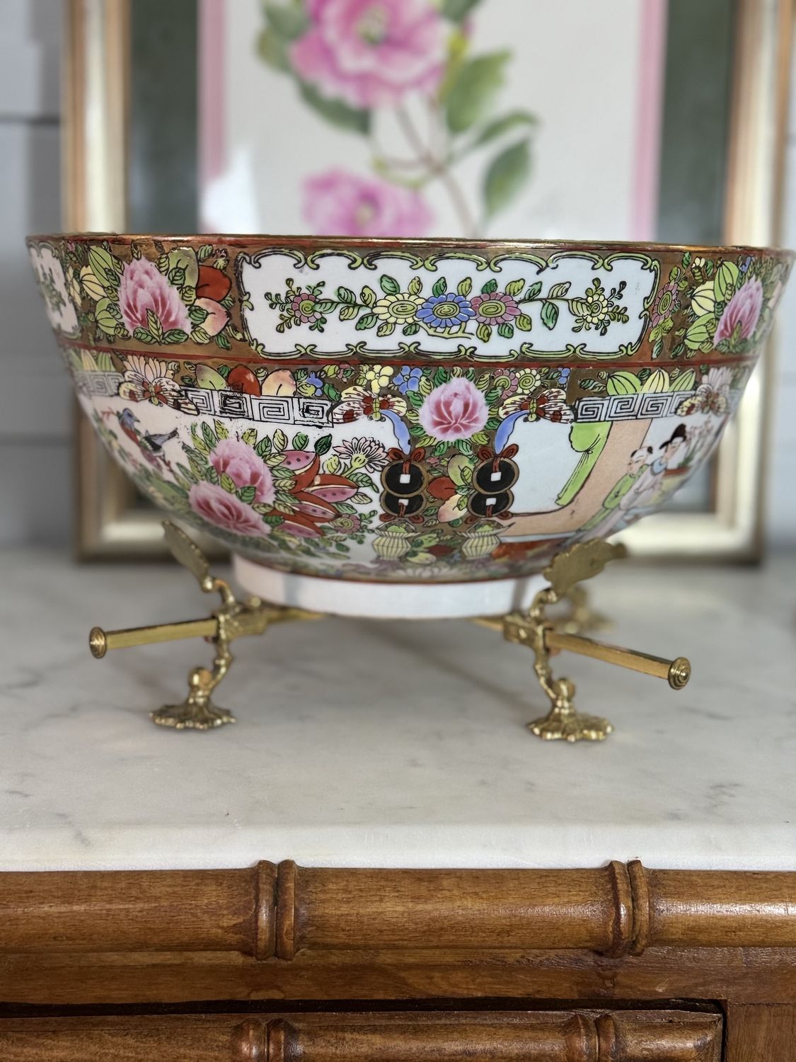 Rose Medallion Bowl