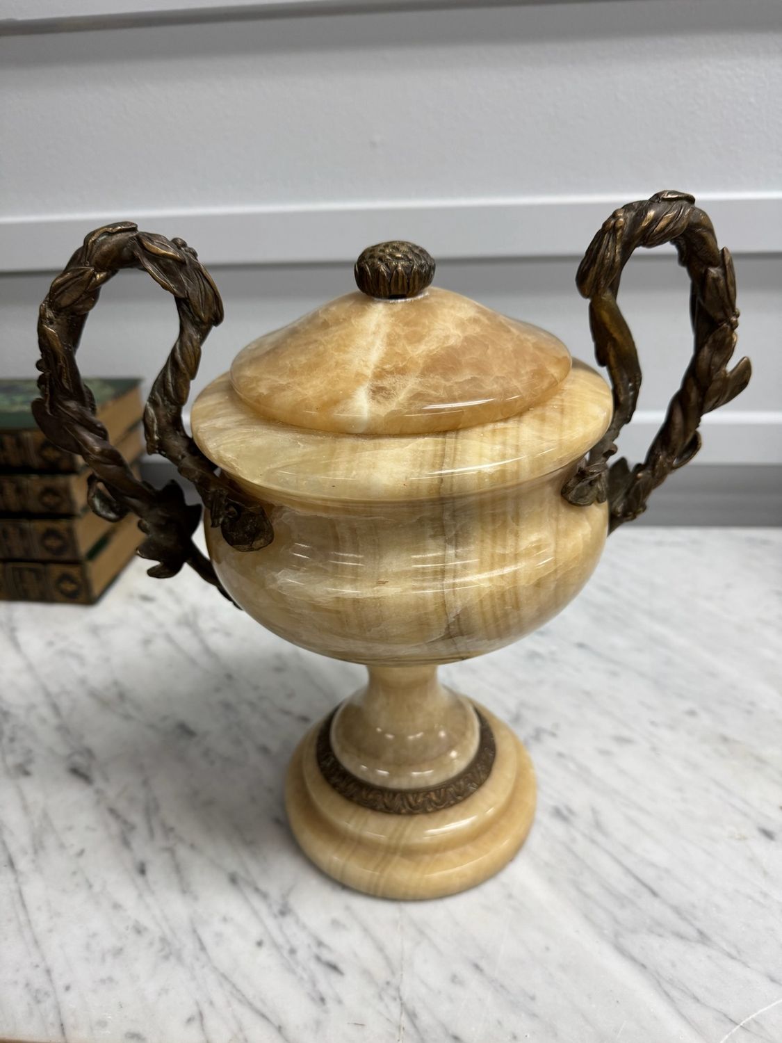 Marble and Bronze Urn