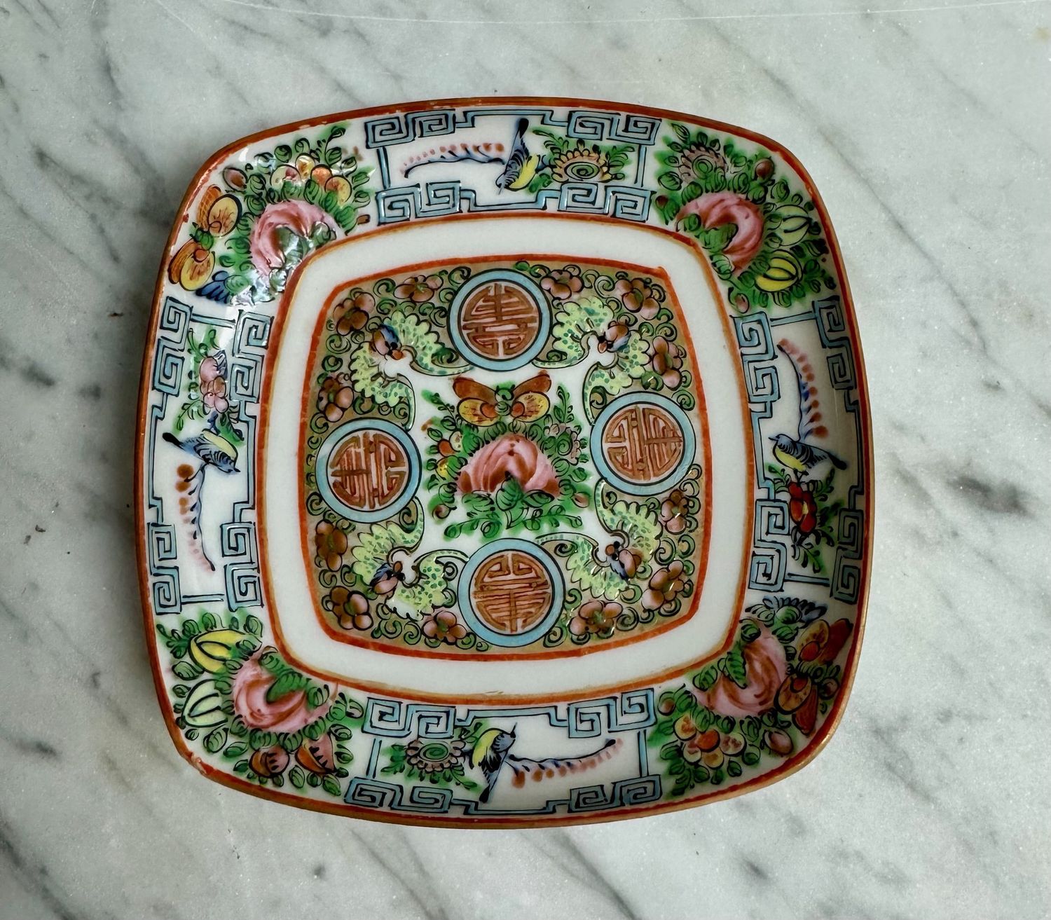 Rose Canton small dish