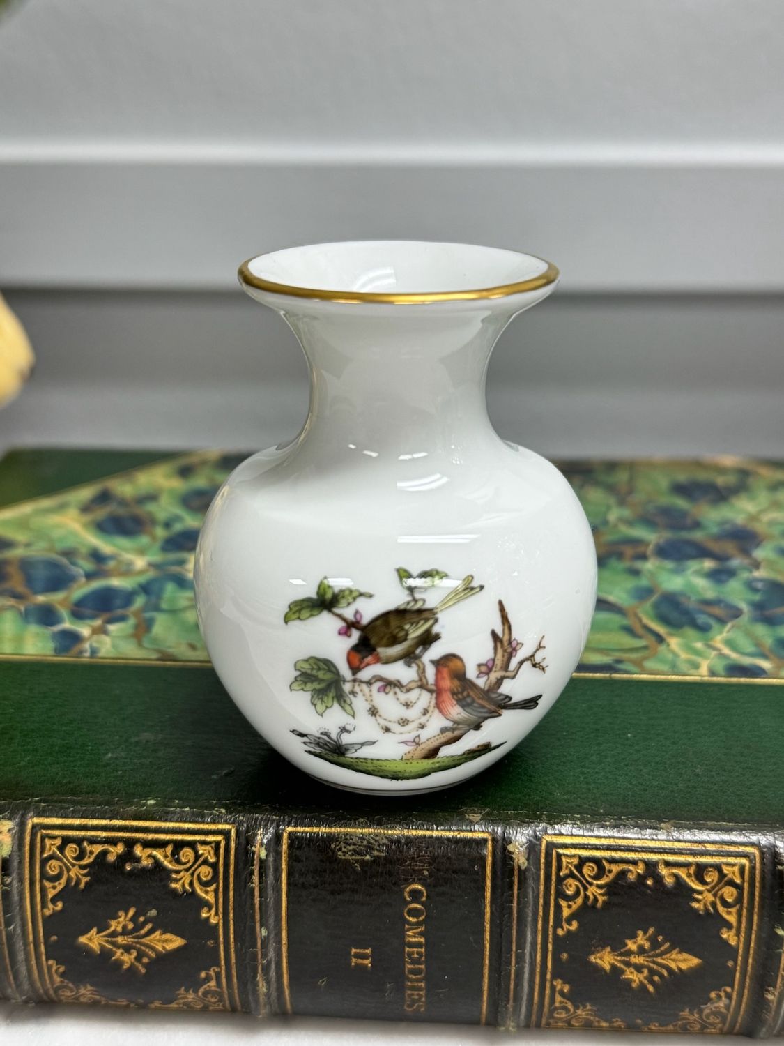 Herend round mini vase