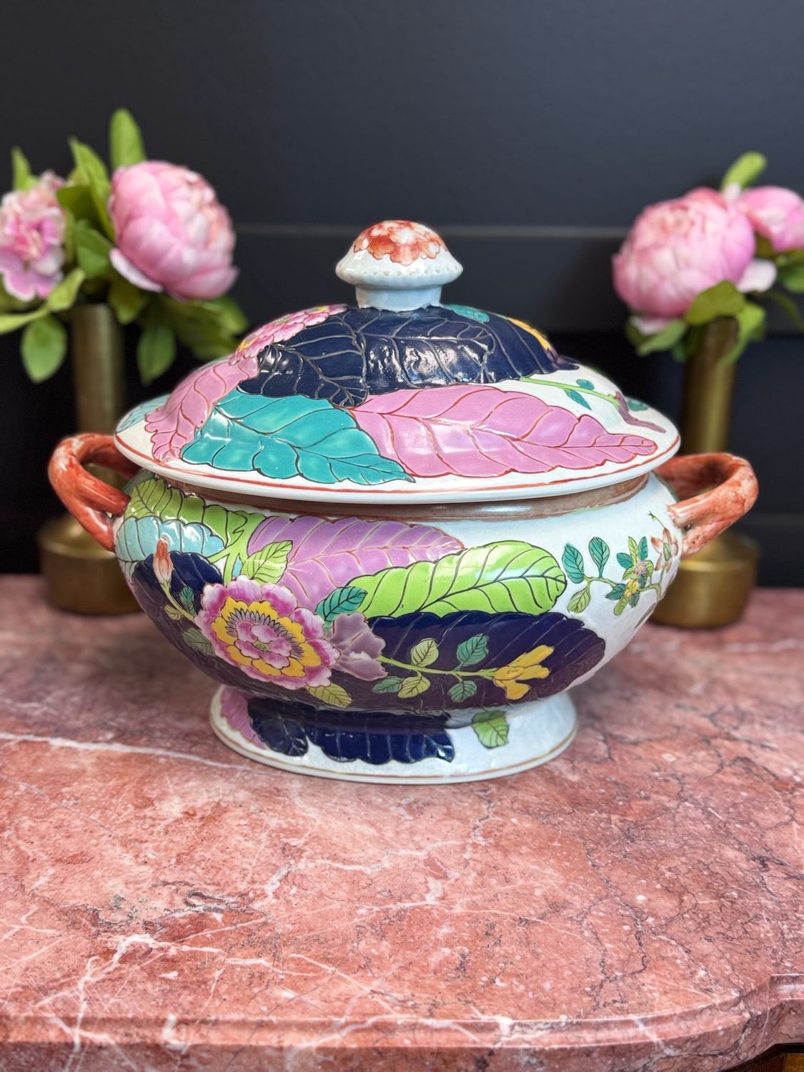 Tobacco Leaf Tureen