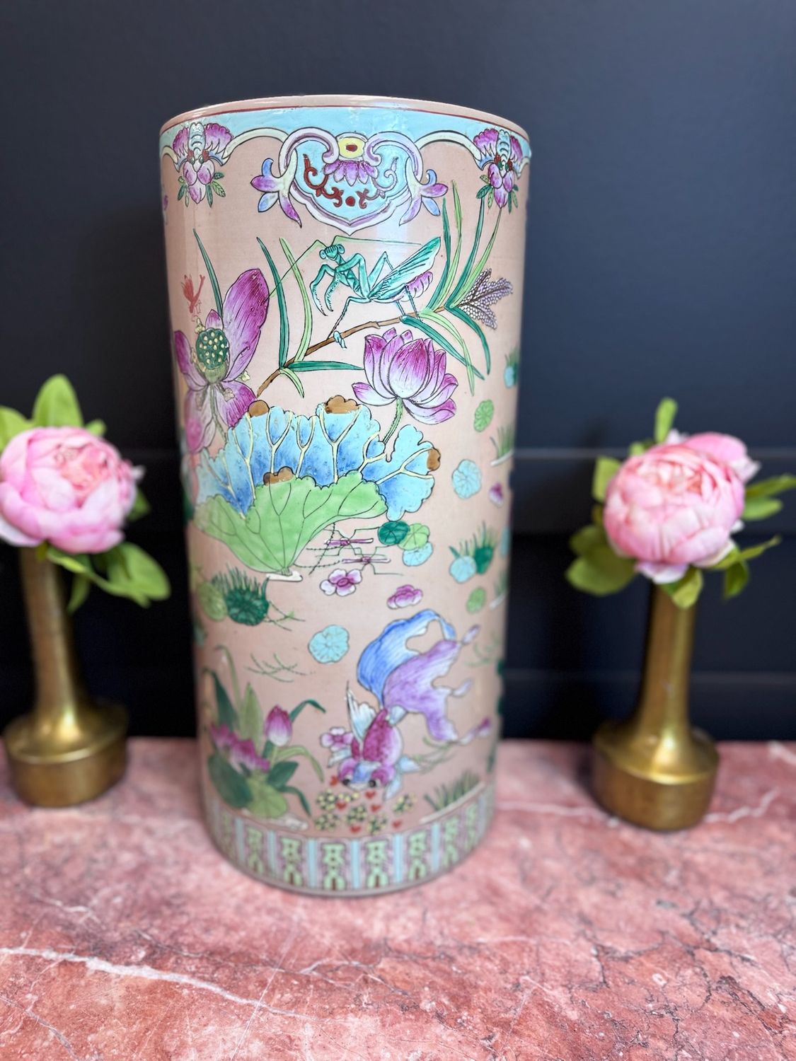 Rose Mandarin Umbrella Stand