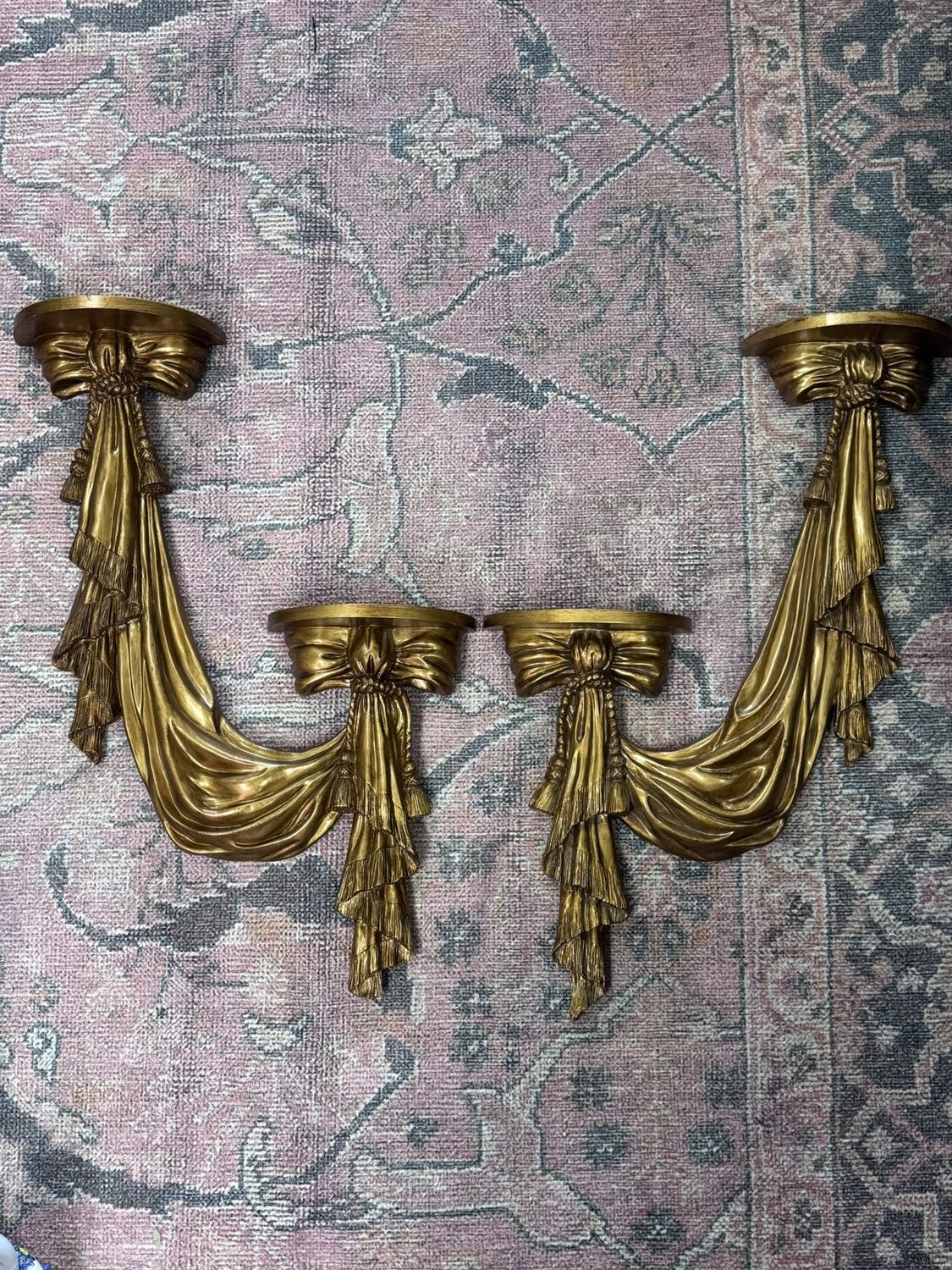 Daly Designs vintage wall scounces