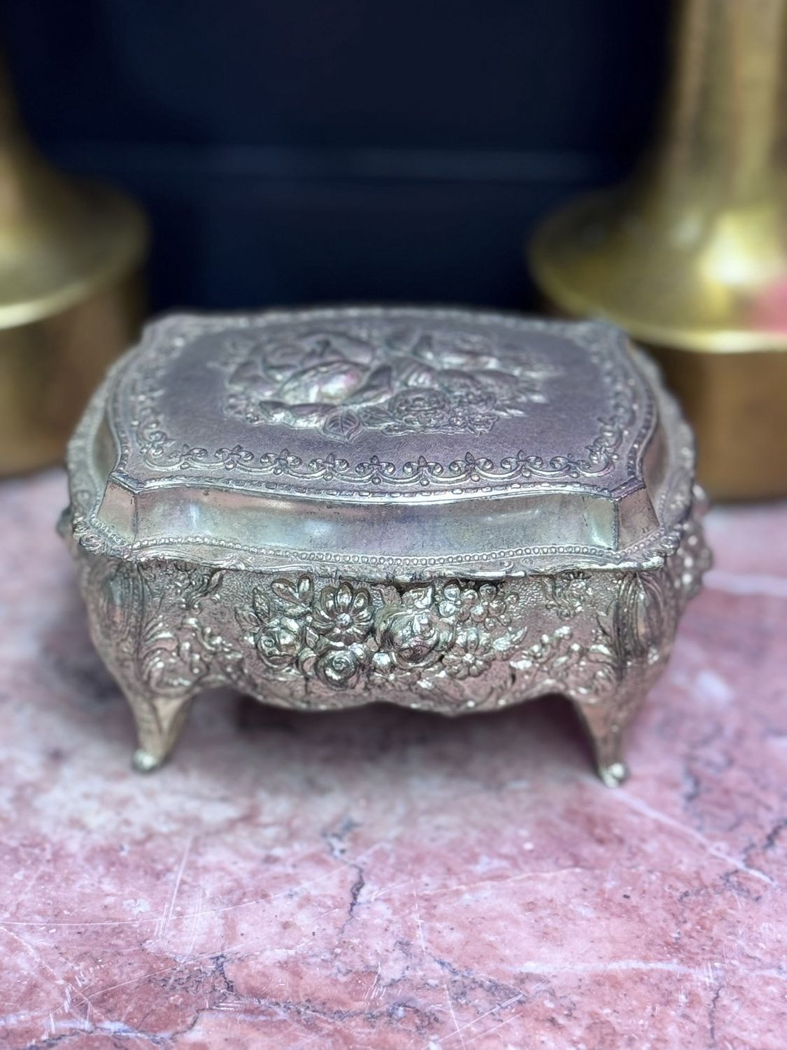 Silver Jewelry Casket