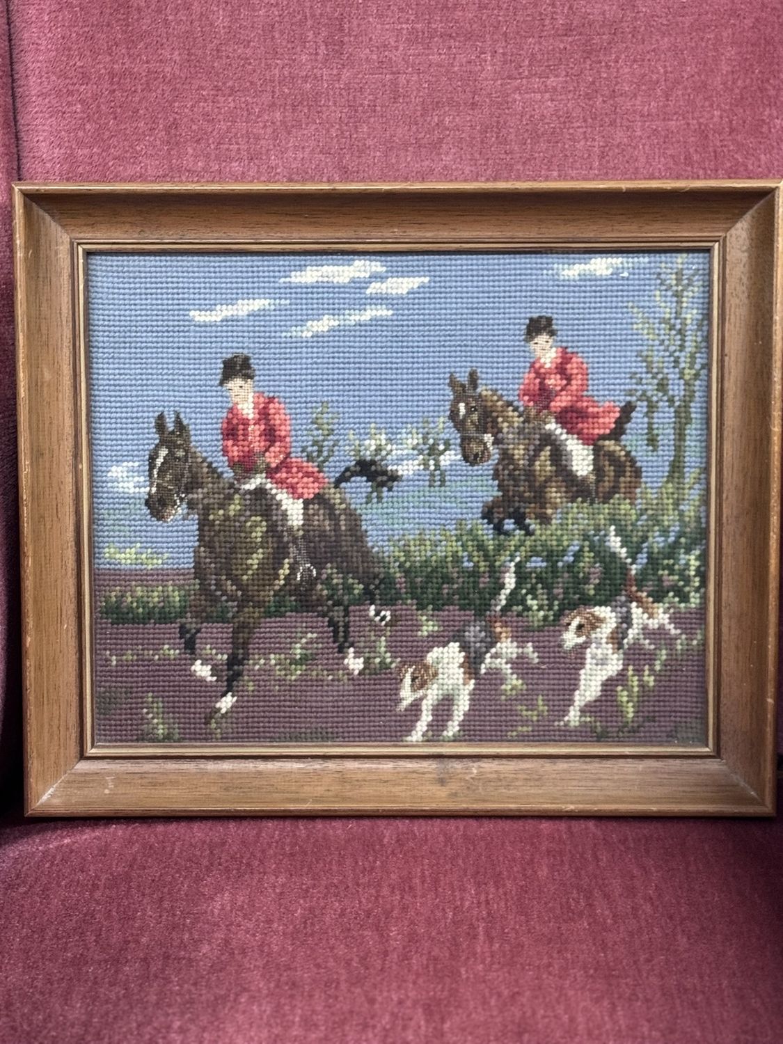 Fox Hunt Needlepoint