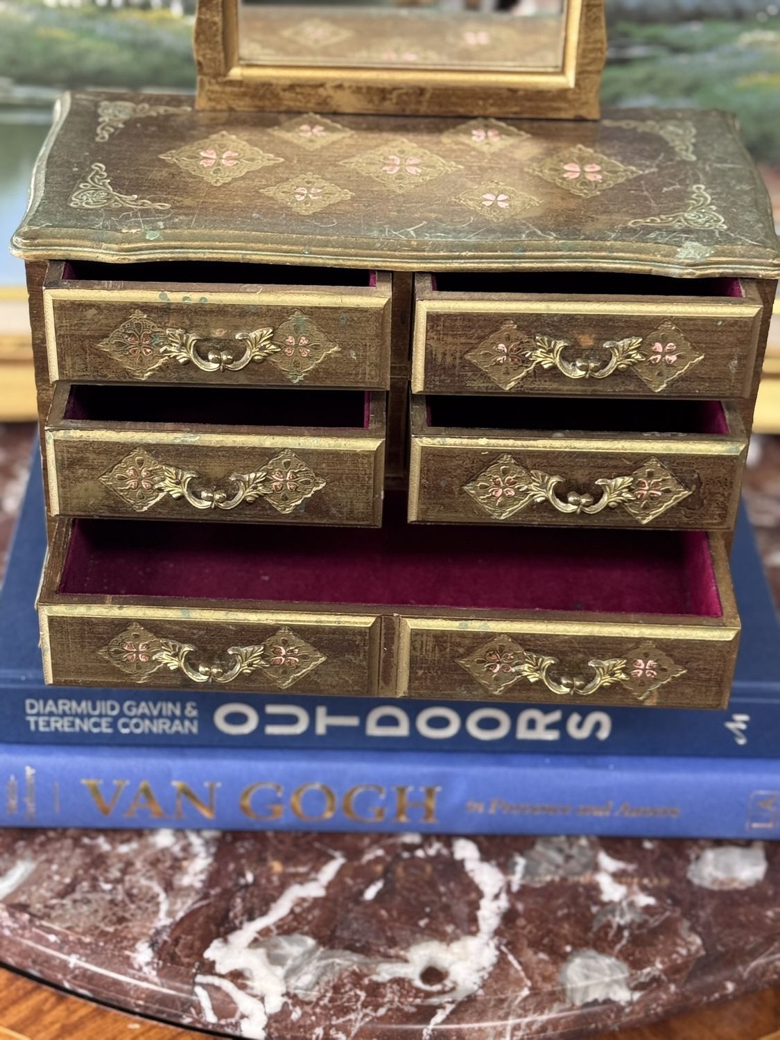 Florentine Jewelry Box Dresser