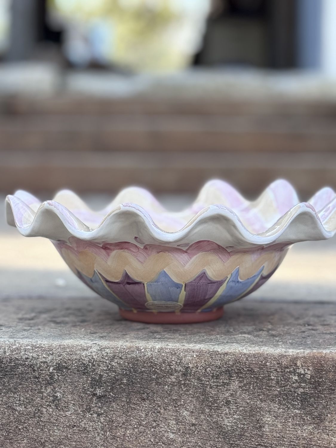 Mac Kenzie Childs bowl