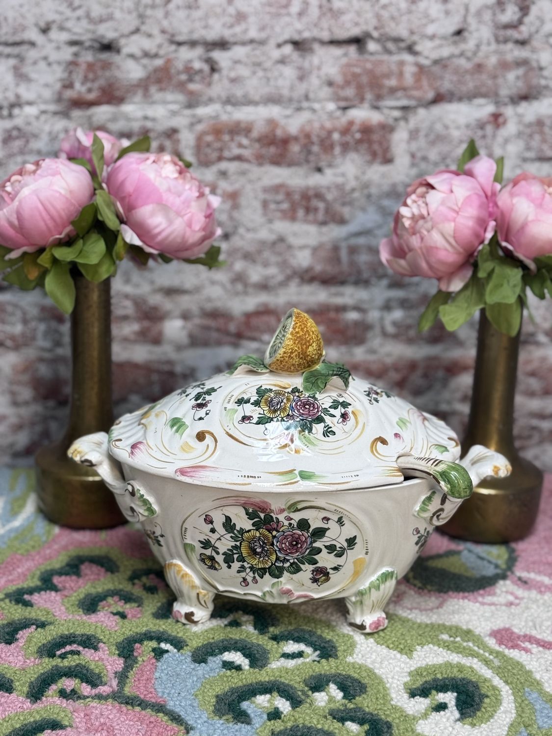 Hand Painted Italian Tureen