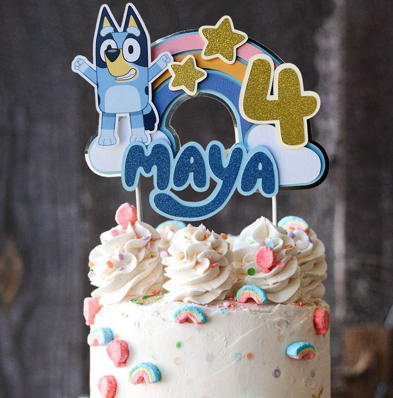 Bluey Cake Topper