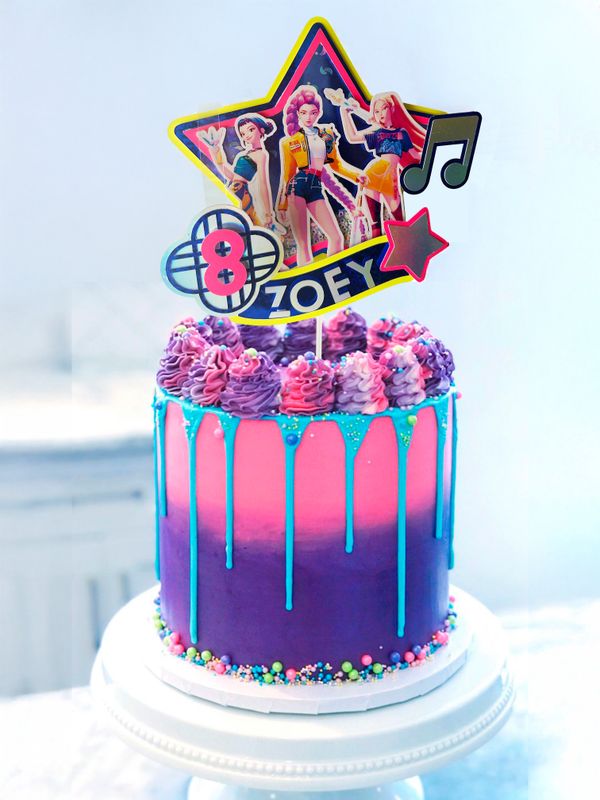 Kpop Demon Hunters Cake Topper