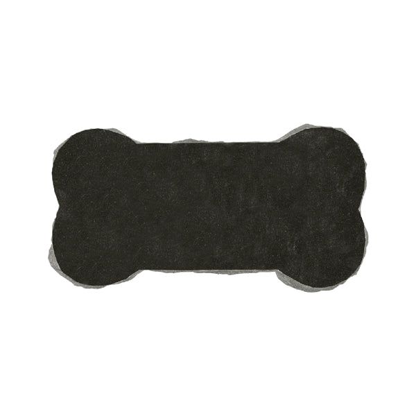 Jet Black Granite Bone Pet Marker (12&quot; x 6&quot;)