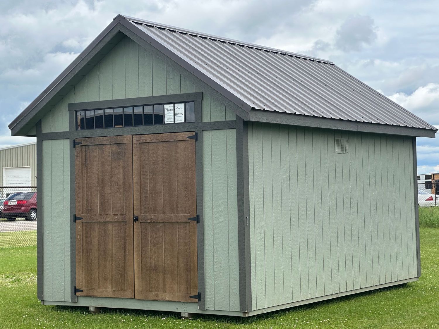 10x16 Deluxe Utility Shed #01473