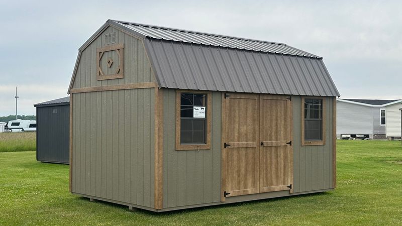10x16 Lofted Garden Shed #01789
