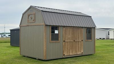 10x16 Lofted Garden Shed #01789