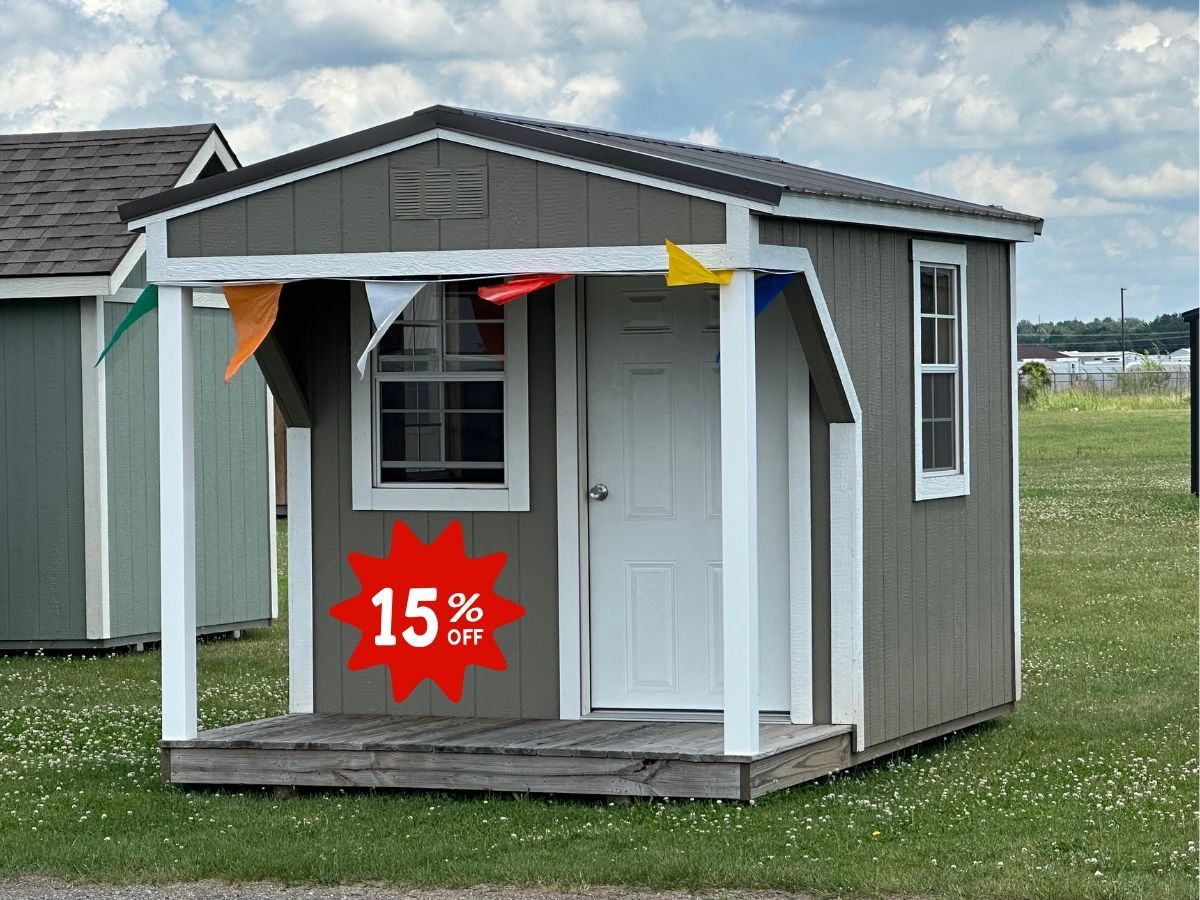 15% OFF  8x12 Portable Cabin #01657