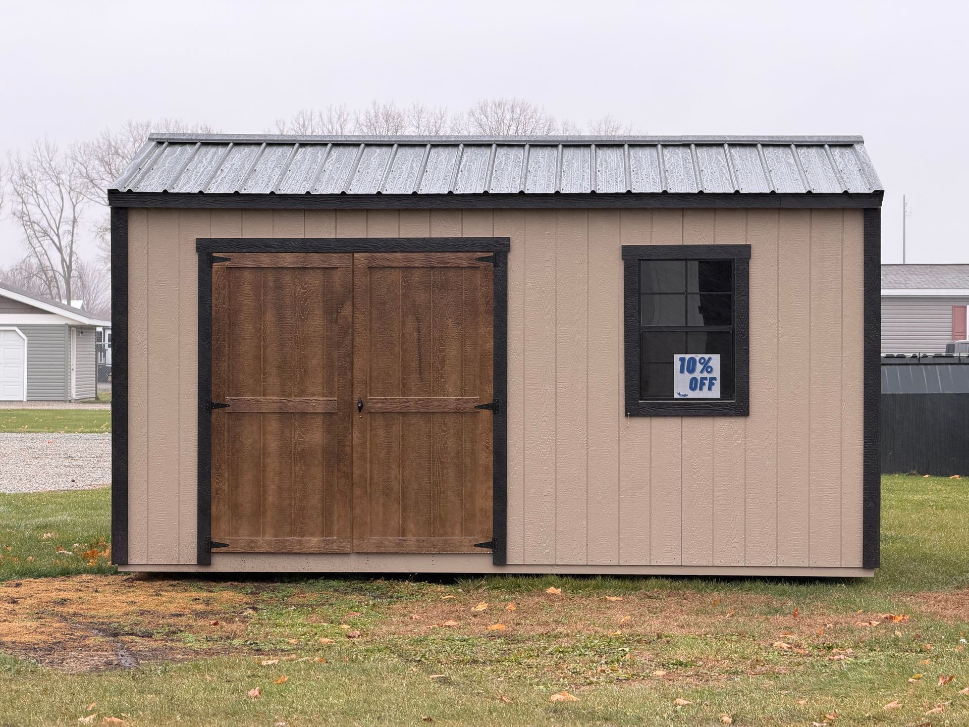 10x16 Garden Shed - Limited Edition Color