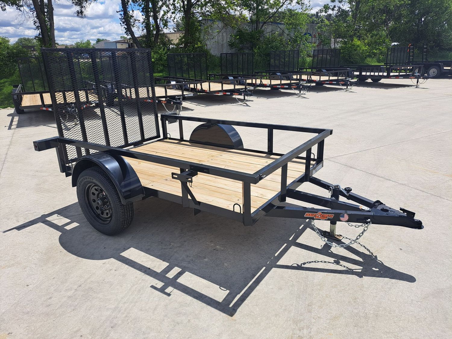 5X8 Single Axle Utility