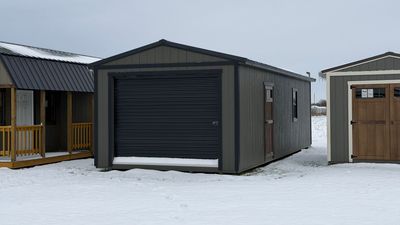 12x32 Portable Garage #01856 12x32 Portable Garage #01856