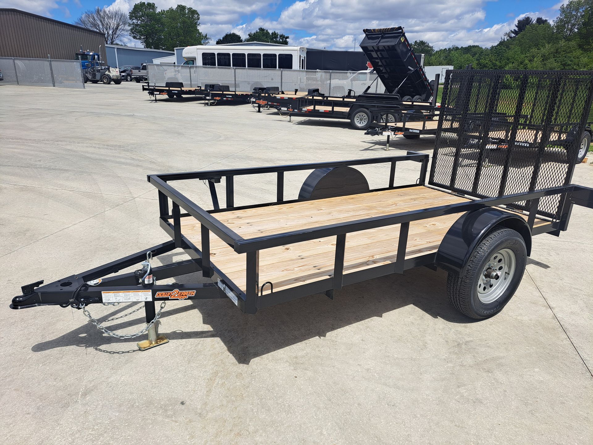 5X10 Single Axle Utility