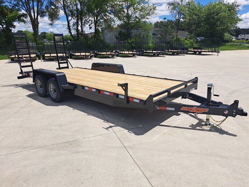 2025 DownEarth 82 x 20 10k Tandem Equipment Trailer