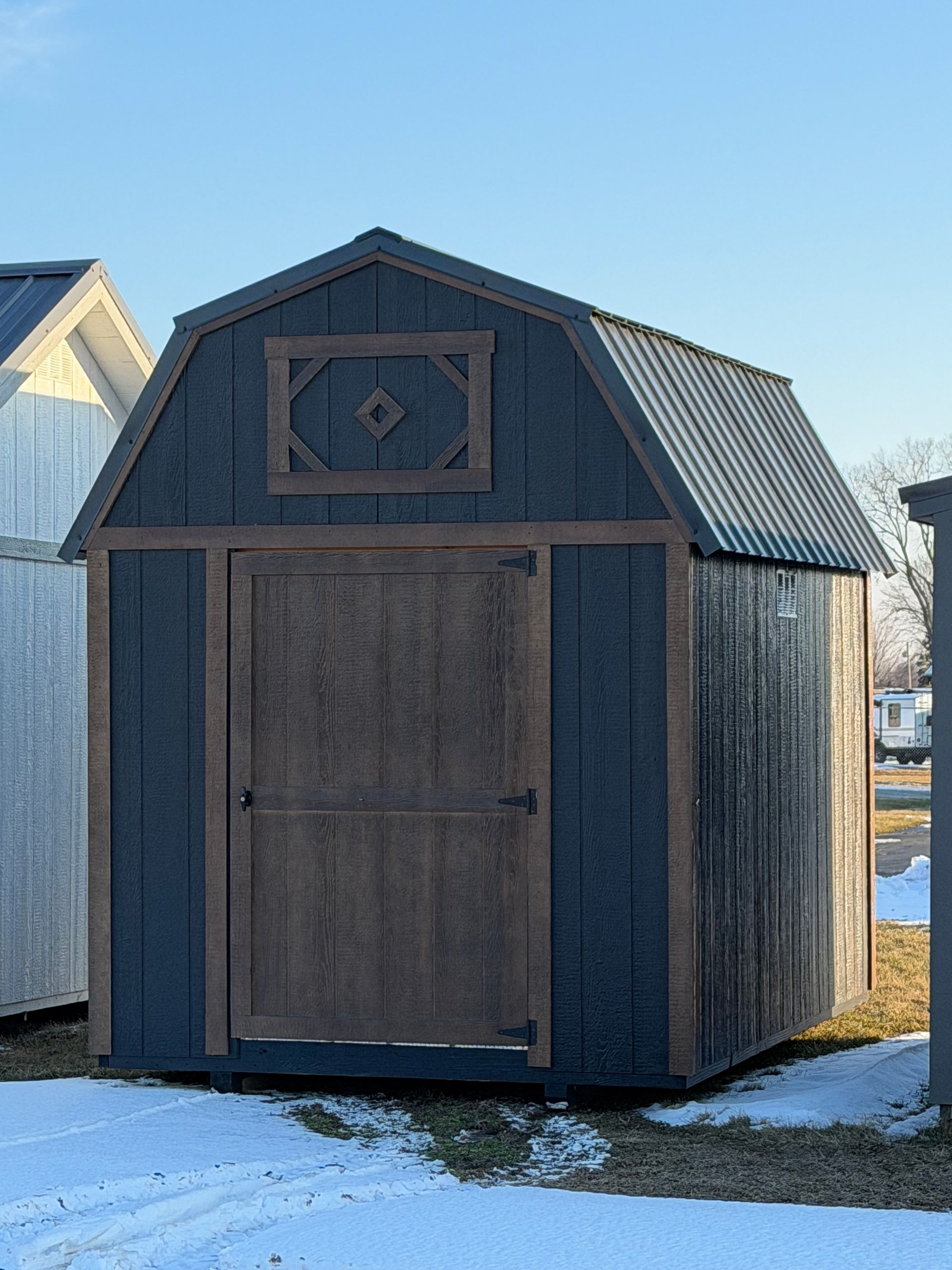 8x12 Lofted Barn #01918