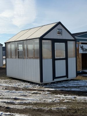 8x12 Green House #01632 8x12 Green House #01632