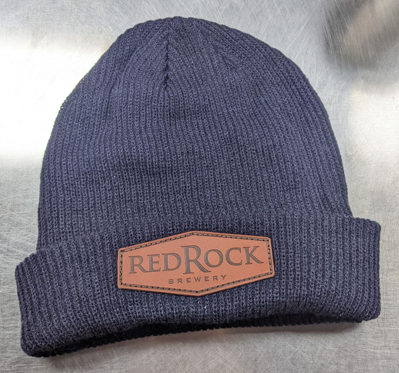 Beanie-Leather Shield-Purple