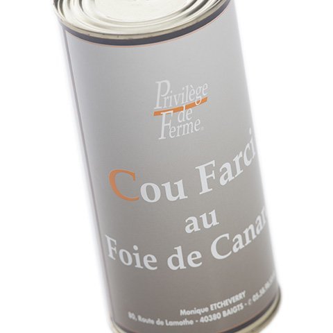 Cou farci au Foie Gras 550 g